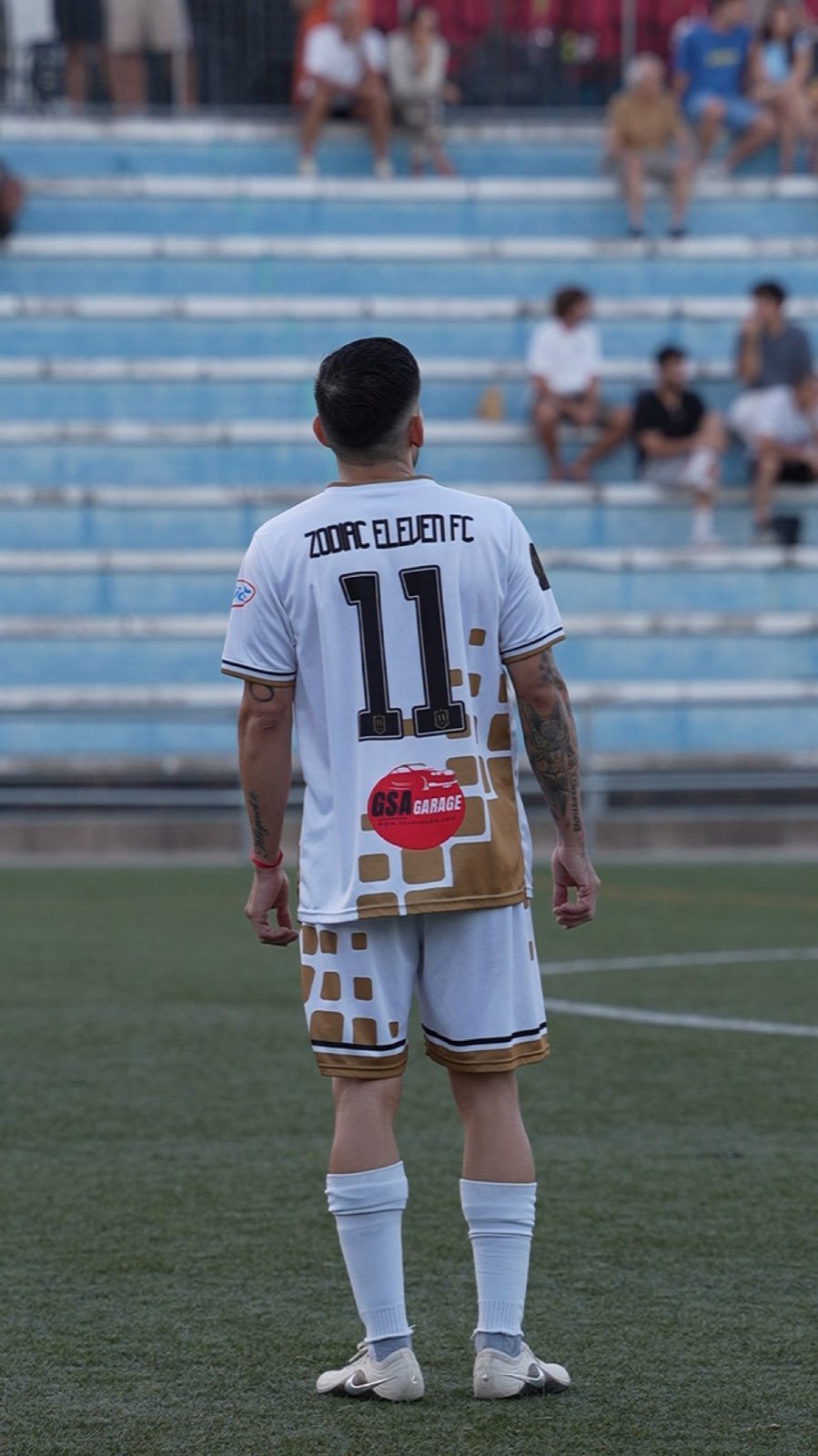 Zodiac Eleven FC player on the pitch