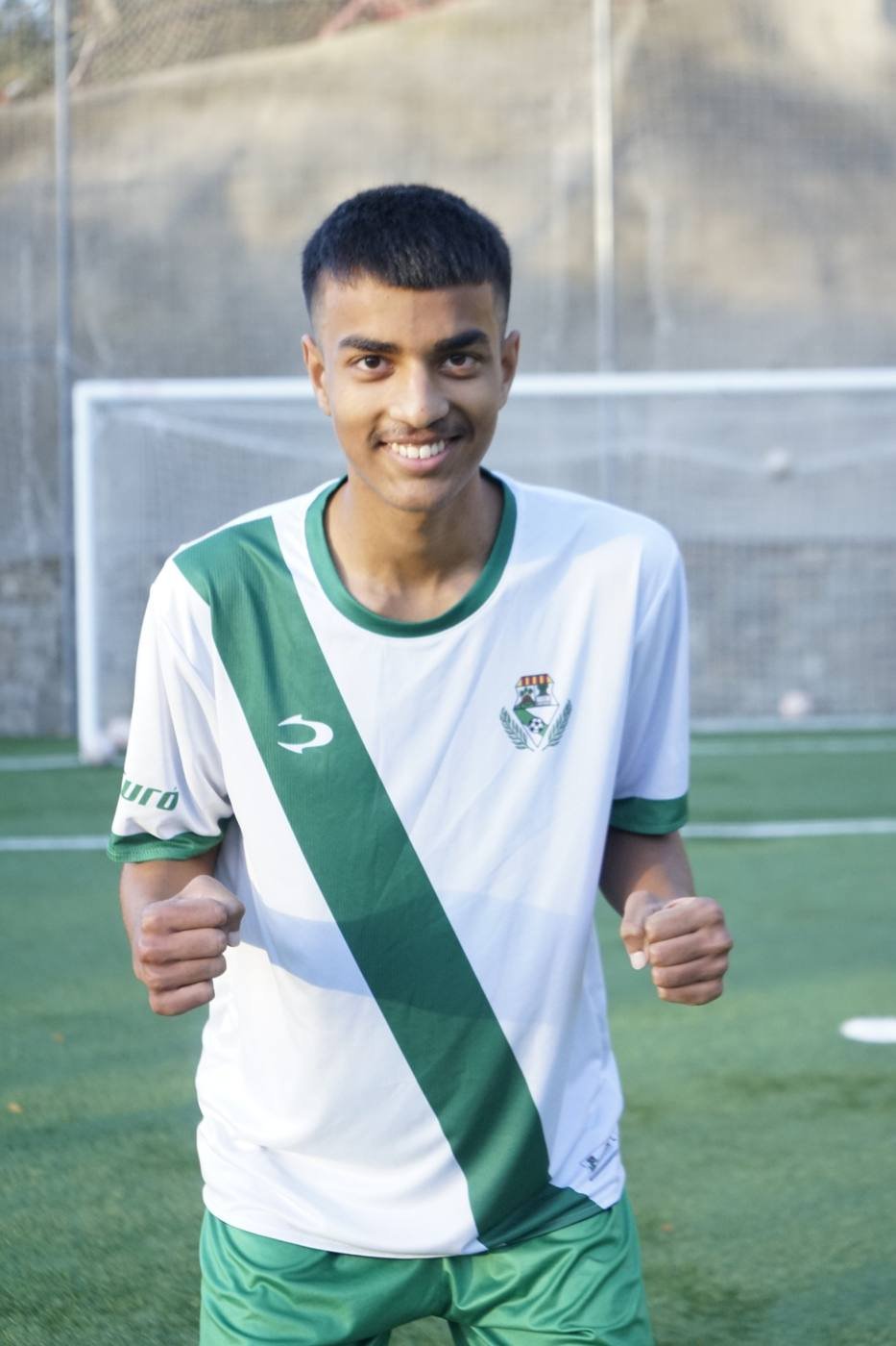 Zodiac Pro player in match kit